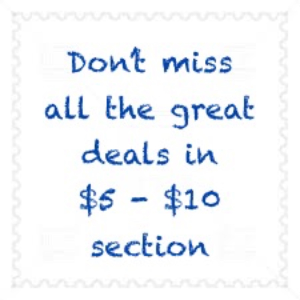 Many great items are $5 - $10